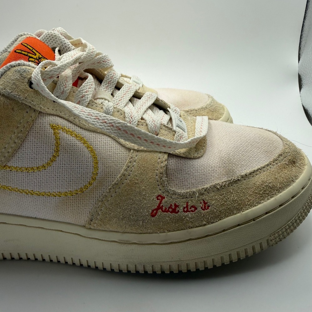 Women's NIKE AIR FORCE 1 Rock N Roll Low QS Sneakers Shoe Suede Y2K SZ 8 - Picture 4 of 10